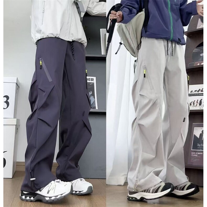抖音同款冲锋裤弯刀直筒裤三防工装裤-CK1662-P30,男装工装外套,星座910