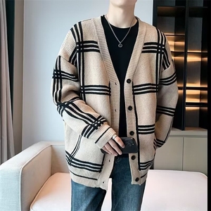 网红毛衣男女新款洋气时尚开衫潮牌针织衫外套高级MY30图片