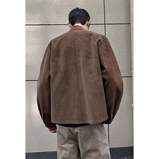 美式街头机车皮衣夹克男春秋季新款痞帅宽松休闲外套APU03-P59，男装夹克，星座208-5