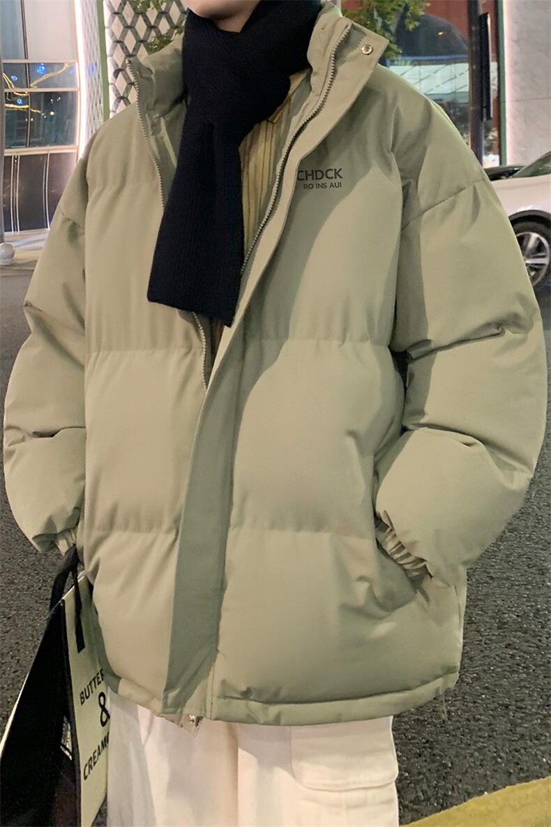 外景冬季加厚面包服男宽松保暖棉衣立领拉链开衫外套MF00857/P90,男装棉衣,电商B316
