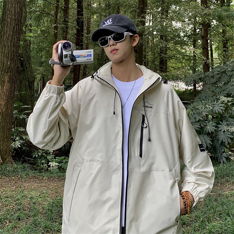 美式机能冲锋衣外套男春秋季防风防晒登山服高级感夹克W7801-P55,男装夹克,星座512-4