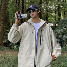 美式机能冲锋衣外套男春秋季防风防晒登山服高级感夹克W7801-P55，男装夹克，星座512-4