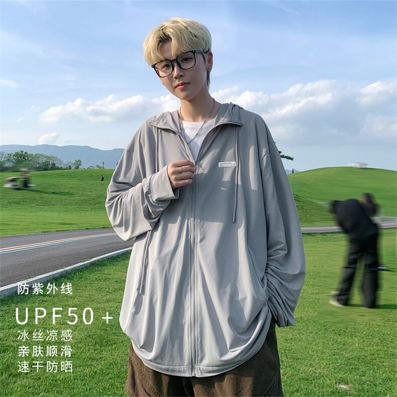 2024夏季新款港风外景大码成衣UPF50+M-5XHS24415-P55,男装夹克,电商A022