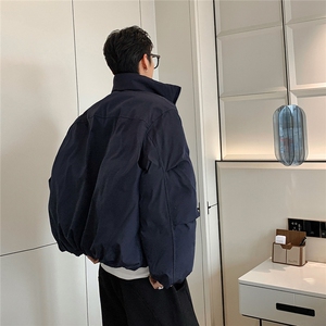 潮牌美式解构立领棒球服棉衣男秋冬中性风保暖棉服A3723特p68图片