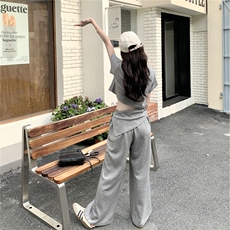 夏装大量现货！短袖阔腿裤休闲两件套2C133-8957P145K218，女装套装/套裙，2C133