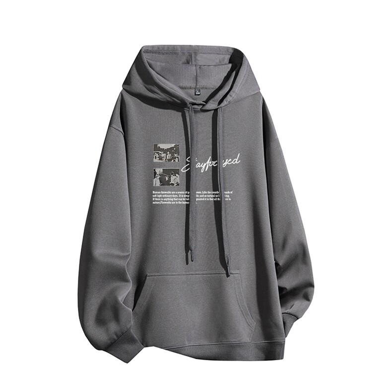 得物供货、复合重磅420克现货连帽卫衣宽松HD019-1-HML581-特P45,男装卫衣,电商019-1