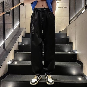 23夏季薄款冰丝显高显瘦休闲舒适百搭休闲裤束脚裤KD119-P40图片