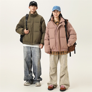 2025冬季新款男日系潮牌立领白鸭绒羽绒服加厚外套棉衣YR62-F265图片