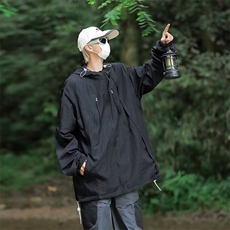 夏季新款防晒服户外运动透气情侣连帽防晒衣Y139P52，男装防晒衣，星座1116-2