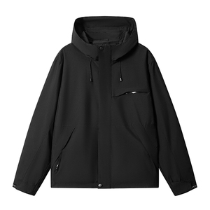2026春季新款男女同款高品质户外登山服青少年学生冲锋衣夹克外套,红色针织外套搭配什么打底图片