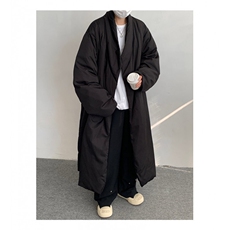 MH03-P145韩系慵懒风长款绒面棉服加厚保暖棉衣外套男，男装棉衣，星座1501-3