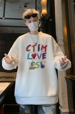 华夫格！华夫格上衣男圆领华夫格卫衣男大码长袖t恤男HY249-特P23，男装T恤，电商B367