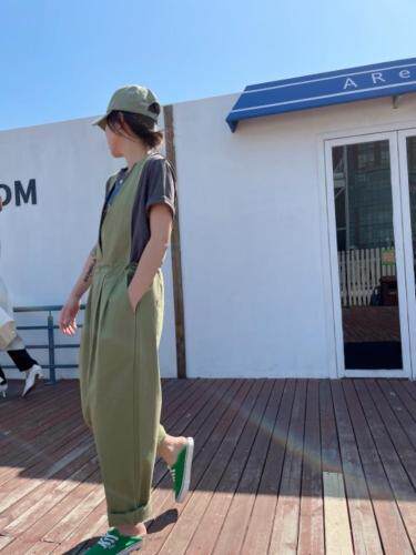 工装背带裤，女装，麦缇诺