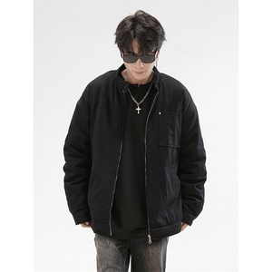 美式复古潮加厚外套男加棉立领夹克J2669J加棉-特P105控158图片