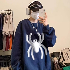 无帽卫衣男士春秋季2025新款宽松重磅男生圆领长袖T恤上衣服外套，男装T恤，星座506A