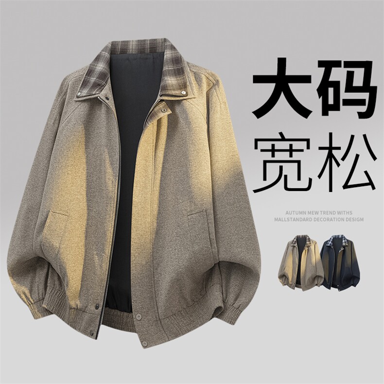 3D大码休闲夹克外套8571-P75控159大码元，男装夹克，星座209