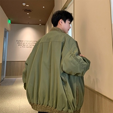 Wt31-P58美式复古织带拼接棒球服，男装夹克，星座1501-1