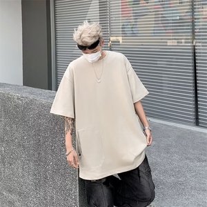 T恤男士短袖韩版潮流宽松百搭纯色夏季2024新款ins体恤ST343-P32图片