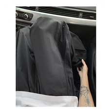 网眼拼接拉链速干冲锋裤男女夏设计感束脚休闲伞兵裤XK113，男装休闲裤，星座601-1
