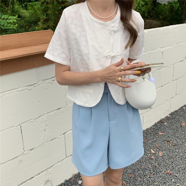 夏季新款风工艺料质小衫，其它，FUMEI赋美