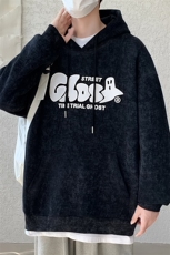 秋季港风连帽卫衣男宽松长袖打底衫外套XZ214-8Y290P38，男装卫衣，星座1204-3