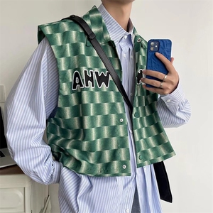 男夏款刺绣马甲W1028P36图片