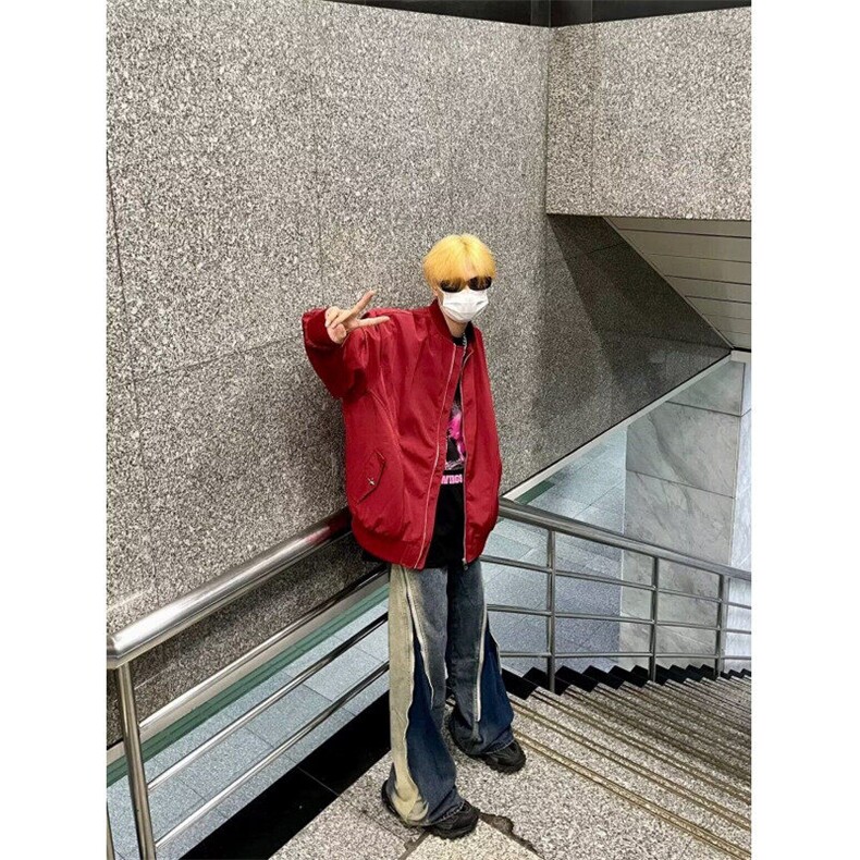 常规款星星夹克刺绣原版秋冬青少年，男装夹克，星座716-4