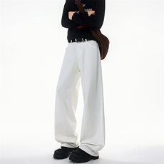 加长版裤子男高个子阔腿直筒牛仔裤190cm115休闲百搭长裤KZ079P48，男装牛仔裤，电商B312