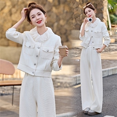 2026春季港风小香风新款淑女气质御姐炸街两件套套装，女装套装/套裙，伊仟回