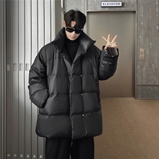 港风白鸭绒羽绒服保暖面包服男潮流休闲羽绒服男YR77968P210控298，男装羽绒服，星座226-1