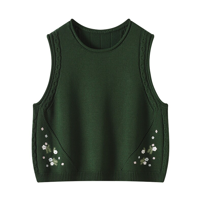 春季新款女士简约百搭时尚套头针织马甲，女装马甲，温伦斯特羊绒