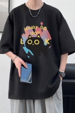 麂皮绒短袖t恤男大码半袖男JD82454-P25，男装T恤，电商A040