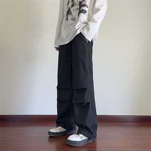 ！ 815A-MK98522-P45特 美式三条杠折痕休闲裤直筒运动裤男图片
