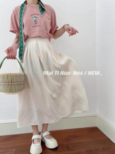 百搭显瘦半身长裙，女装，麦缇诺