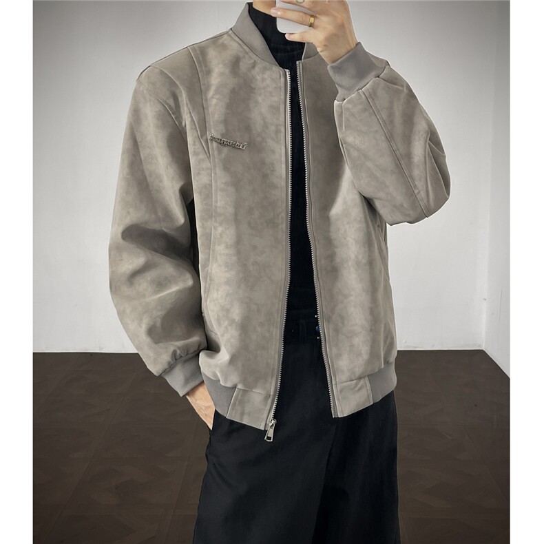 金属装饰雾霾解构大码M-5XL面层：PU皮夹克男JK78049P85控138，男装夹克，星座227-7