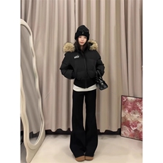 毛领短款棉服女2025冬季新款棉袄收腰显瘦小个子高级感棉衣外套女，男装棉衣，星座1210-1