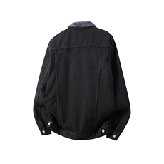 JK617加绒-P95-限价138M-5XL羊羔毛外套牛仔棉服冬装大码，男装棉衣，星座116