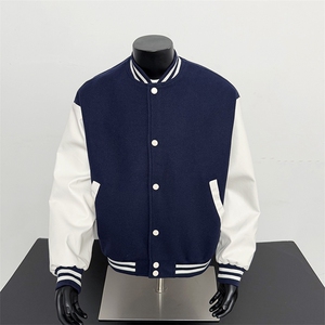 假模-美式棒球服男士秋新款百搭夹克外套 9112-P68图片