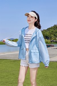 纯色防晒衣女款长袖2025年夏季新款透气薄款韩版宽松防晒衫外套图片