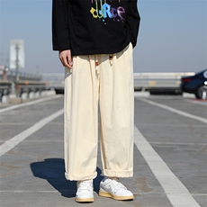 日系直筒裤男韩版潮流春季新款休闲裤百搭宽松工装裤K2454-P40，男装休闲裤，星座512-2