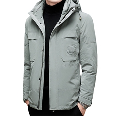 中年羽绒服男冬季宽松连帽羽绒服爸爸冬装保暖外套MNSA2105-P350，男装羽绒服，电商B212（原钱塘6029）