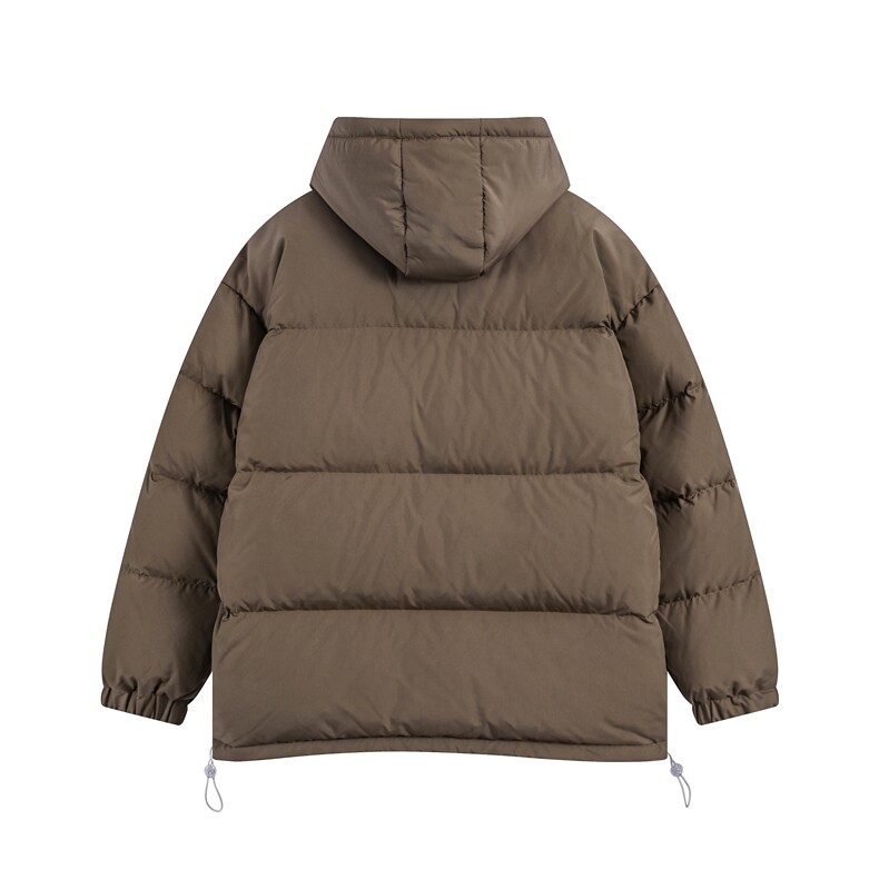 特批新款平铺十字架字母印花休闲连帽棉服A247-MY162特批85控138,男装棉衣,电商A247-1