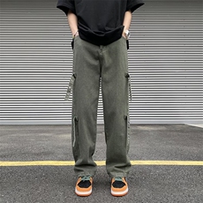美式牛仔裤男春秋新款休闲直筒裤QK115P42，男装牛仔裤，星座1116-2
