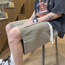 美式高街运动短裤男夏季薄款潮牌宽松直筒五分裤外穿潮流休闲中裤，男装休闲裤，星座1204-3