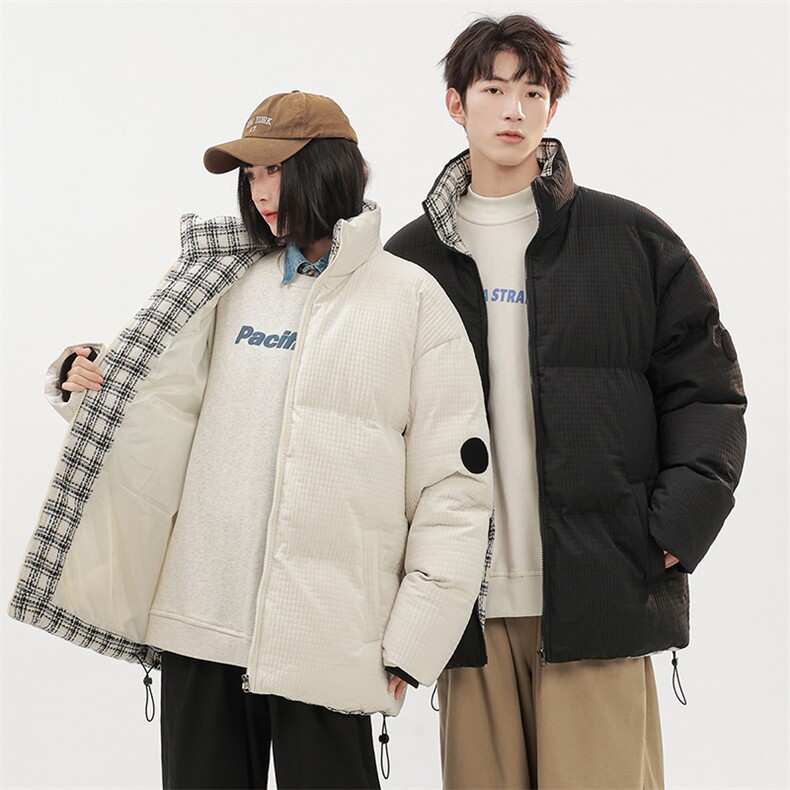 潮流宽松立领棉衣百搭休闲棉服A161-7705图片