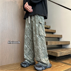 XZ616秋季新款重磅灯芯绒闪电纹工装破缝长裤TY1033特P40控78，男装工装外套，星座512A（原616）