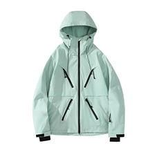 防水抗寒拉链魔术贴滑雪服男加绒加厚时尚夹克外套M19-P180控258，男装夹克，电商A001