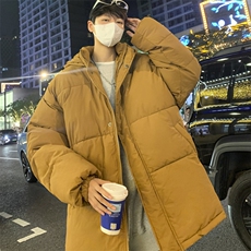 连帽棉衣男士冬季加绒加厚休闲外套面包服棉袄M02P75特批，男装棉衣，电商A157