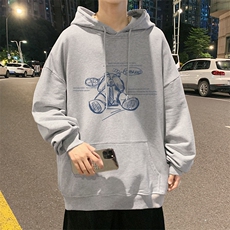 ！2023春季潮流男士连帽卫衣百搭简约外套WY263P38，男装卫衣，电商B220