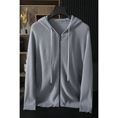 时尚男士加厚羊毛运动套装舒适保暖简约百搭，男装羊绒套衫，台绒羊绒